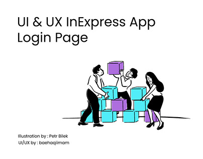 InExpress App UI Login Page