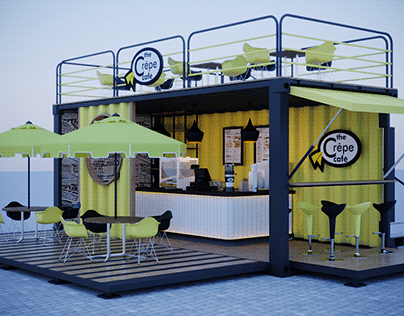 The Crep Cafe container design