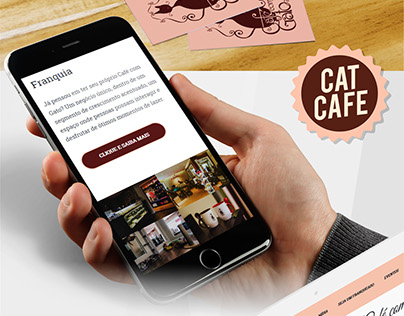 Site Café com Gato