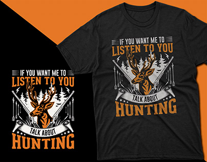 Hunting T-shirt design 2023