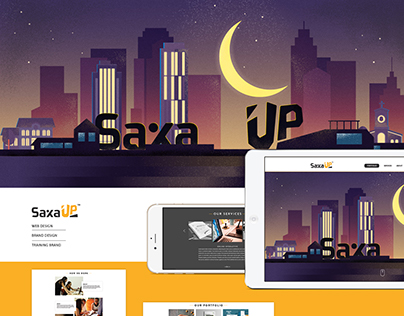 SaxaUp - Website Redesign