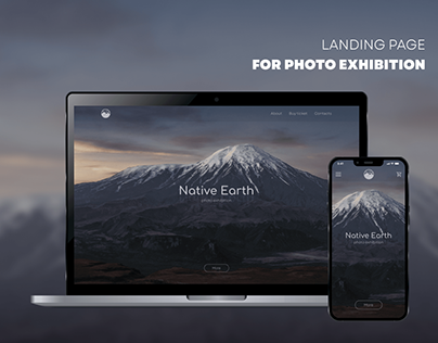 Landing page for Photo Exhibition