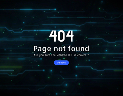 404 Error page