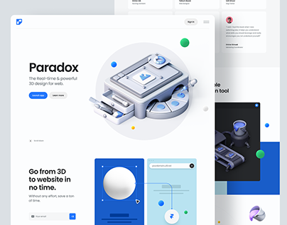 Project thumbnail - SAAS Landing Page design