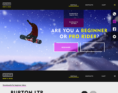 Snowboard Rent Site