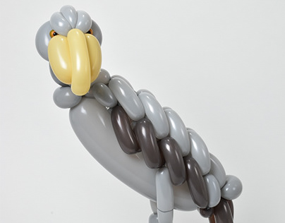 shoebill (Balloon art)
