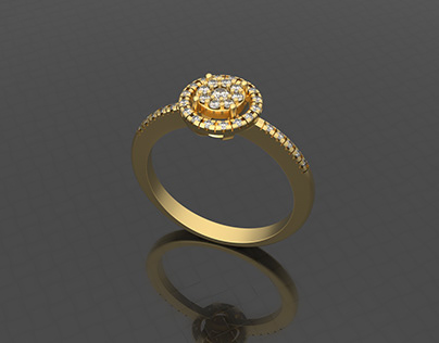 Luxury wedding ring