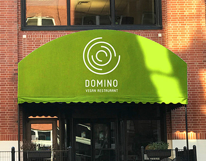 Domino Vegan Restaurant Visual Identity