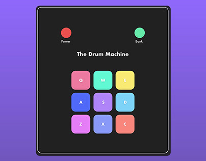 UI & UX d'un Drum Machine disponible en ligne !