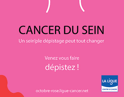 Affiche de sensibilisation au cancer du sein