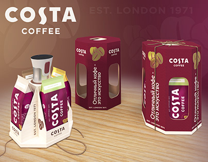 Упаковка «Costa Coffee»