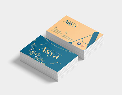 Asya apartments - business cards