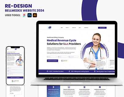 Re-Design Website 2024 | Medical Billing | UI/UX