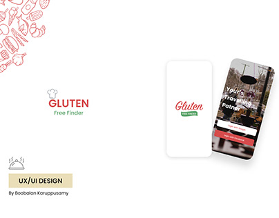 Gluten Free Finder | IOS APP | UI/UX Design