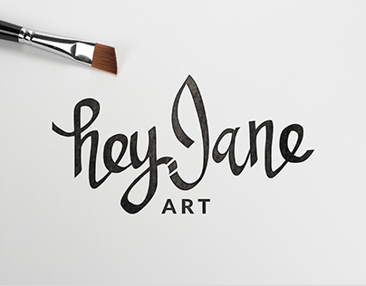 Hey, Jane! - lettering and logo for artist