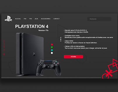 Design site Playstation