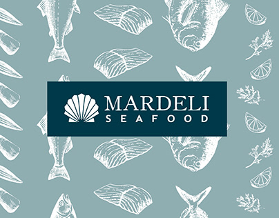 Diseño de Stickers para Neveras Mardeli Seafood