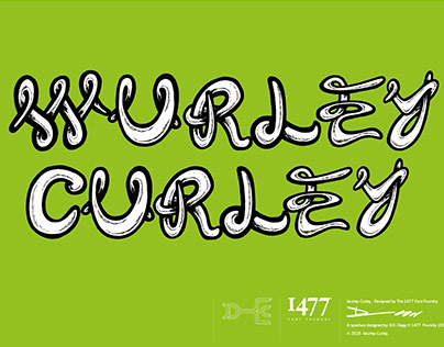 Wurley Curley Typeface Design