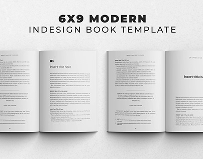 6x9 InDesign Book Template