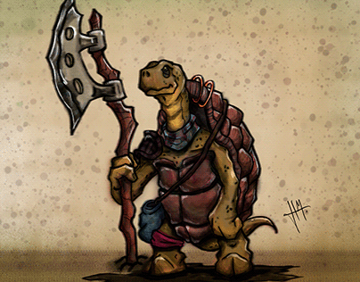 Warrior Tortoise - He is about to give you a Quest!