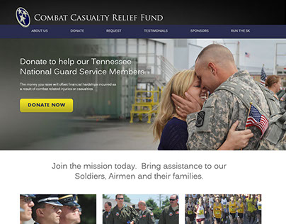 Combat Casualty Relief Fund Website Design