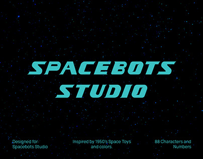 Spacebots Studio Typeface