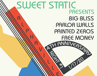 Sweet Static 4th Anniversary Show Poster - Night #1