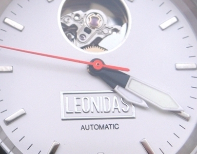 Logo design for swiss watch brand - LEONIDAS
