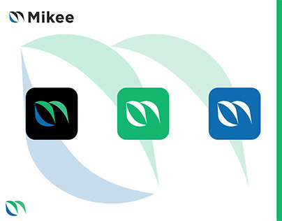 Mikee logo design and simple presentation