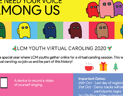 Graphic Designing: Virtual Caroling Casting Call