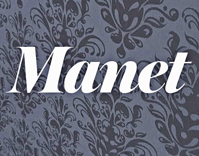 Manet - Exhibition design