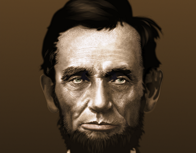 Abe Lincoln vector portrait