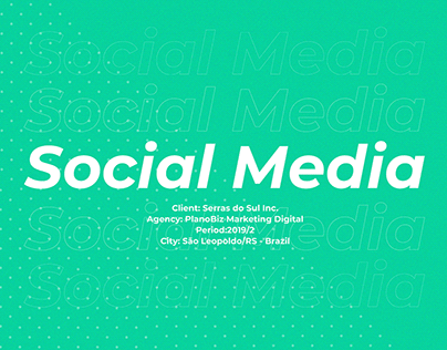 Social Media Serras do Sul Inc. 2019/2