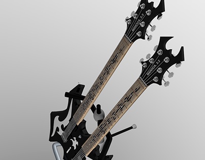 Guitarra Eléctrica 3D