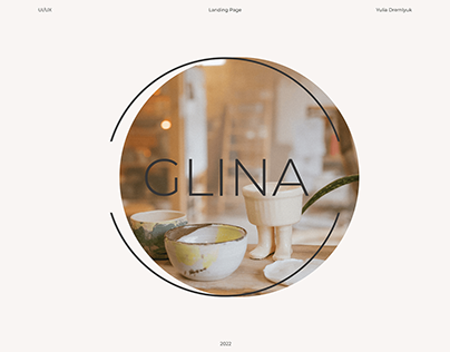 Web Design - Ceramics Studio GLINA