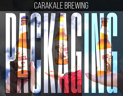 Carakale Beer "Red Tail" Beer Label Design
