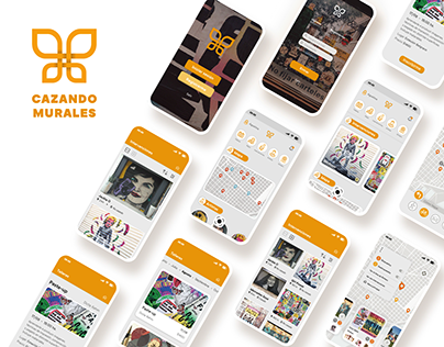 Cazando murales - Website & App design