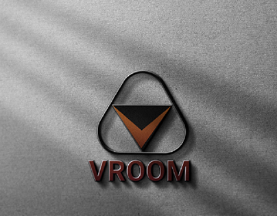 minimalist vroom logo