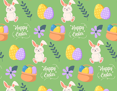 Easter illustration and pattern