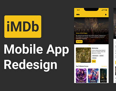 IMDb Mobile App redesign