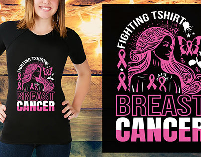 Breast cancer t-shirt deisgn
