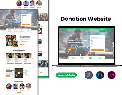 Donation Website UI and UX Development