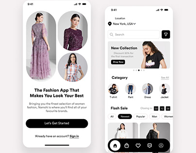 Fashion App Design - UIdesignz