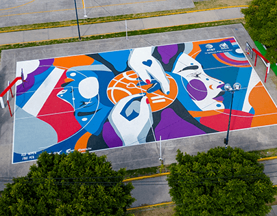 Basketball Court by Sofia Castellanos