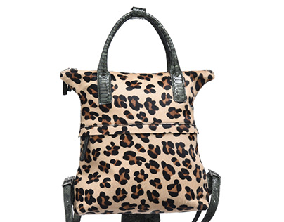 Brix and Bailey AW20 Leopard Print Backpack