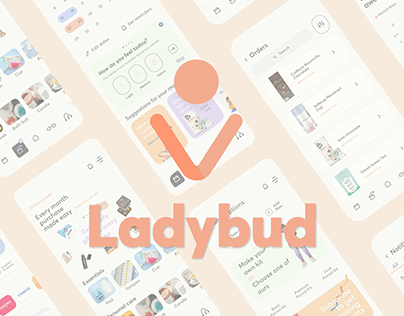 Menstrual App design - Ladybud