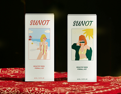 Sunot: brand illustrations packaging