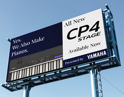Project thumbnail - Yamaha CP4 Advertisement billboard