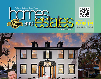 Homes & Estates Monthly Magazine Design