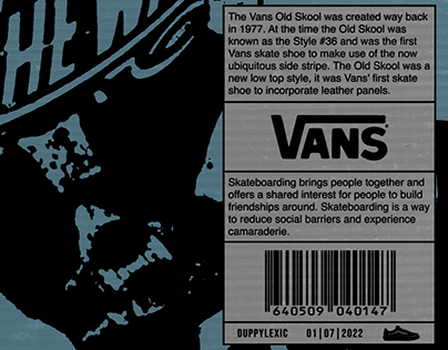 Vans - Old Skool - Poste Design